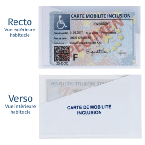 COLOR POP ETUI ADHESIF POUR CARTE MOBILITE INCLUSION