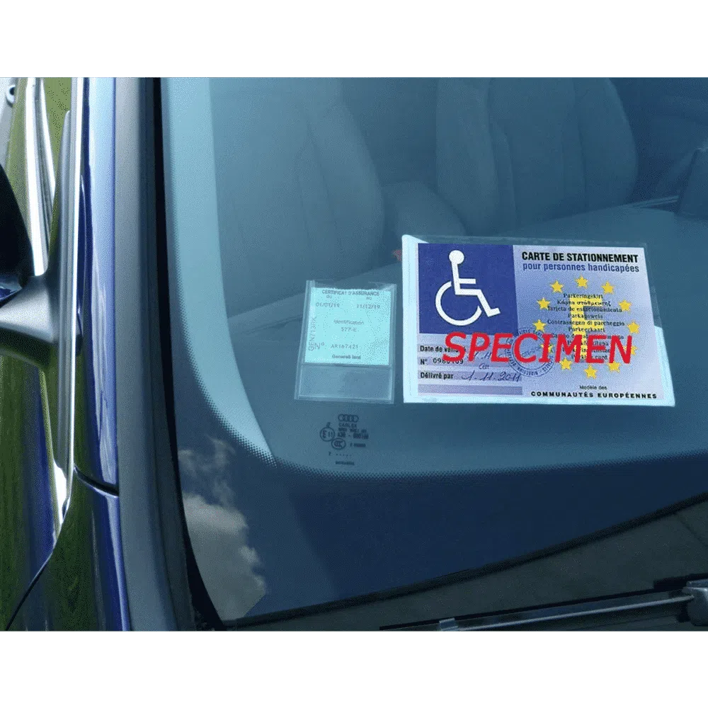 COLOR POP ETUI ADHESIF CARTE STATIONNEMENT HANDICAPE – Image 3