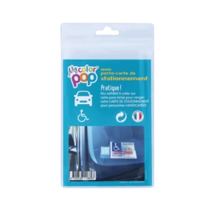 COLOR POP ETUI ADHESIF CARTE STATIONNEMENT HANDICAPE – Image 2
