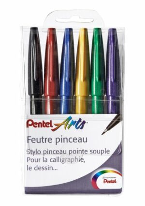 PENTEL FEUTRES PINCEAUX BRUSH SIGN PEN SES15C FUNNY