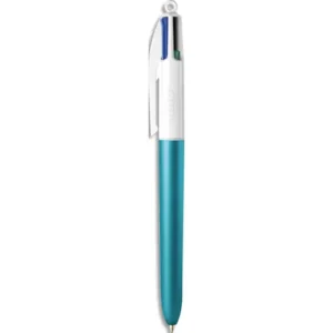 BIC 4 COULEURS EFFET BLEU GLACE