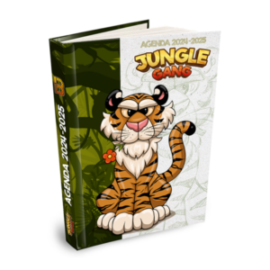 BOUCHUT AGENDA 2024 2025 JUNGLE GANG TIGRE