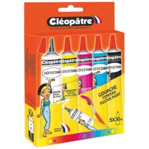 CLEOPATRE GOUACHE SET DE 5 TUBES