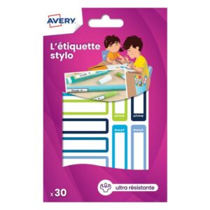 AVERY ETIQUETTES POUR STYLOS