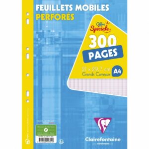 CLAIREFONTAINE FEUILLES MOBILE SEYES PAR 300