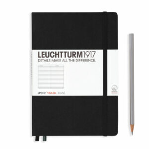 LEUCHTTURM CARNET RIGIDE A5 NOIR