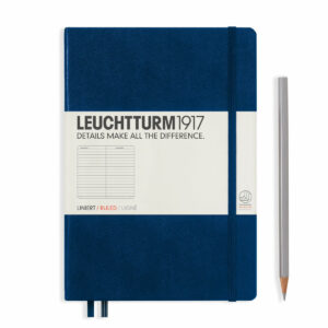 LEUCHTTURM CARNET RIGIDE A5 BLEU MARINE