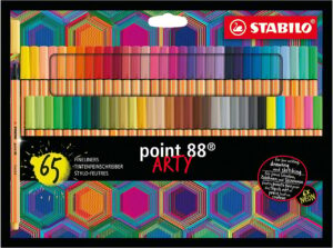 STABILO ARTY POINT 88 POCHETTE DE 65 FEUTRES