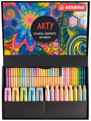 STABILO ARTY COFFRET CREATIF PASTEL 50 PIECES – Image 2