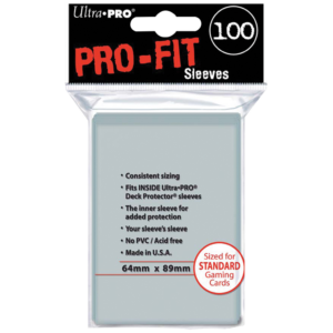 ULTRA PRO SLEEVES PRO-FIT STANDARD PAR 100