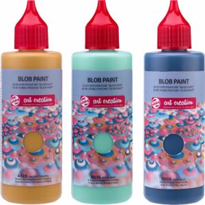 ROYAL TALENS BLOB PAINT SET 3 FLACONS TON MENTHE - Image 2