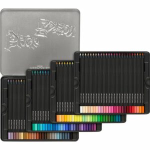 FABER CASTELL CRAYONS DE COULEURS BLACK EDITION BOITE METAL DE 100 – Image 2