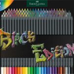 FABER CASTELL CRAYONS DE COULEURS BLACK EDITION BOITE METAL DE 100