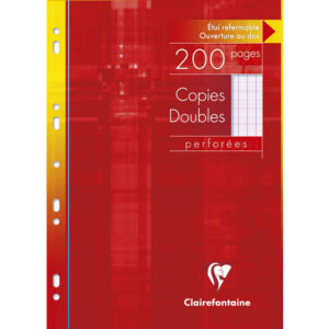 CLAIREFONTAINE COPIES DOUBLES SEYES PAR 200