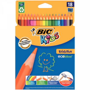 BIC CRAYONS DE COULEURS EVOLUTION ETUI DE 18