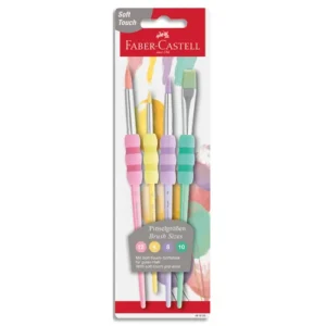 FABER CASTELL PINCEAUX SOFT TOUCH SET DE 4