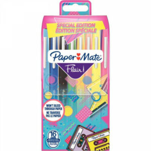 PAPERMATE FLAIR RETRO FEUTRES POCHETTE DE 16