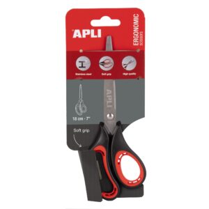 APLI CISEAUX 18CM ERGONOMIQUES