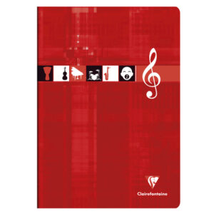 CLAIREFONTAINE METRIC CAHIER MUSIQUE ET CHANT A4