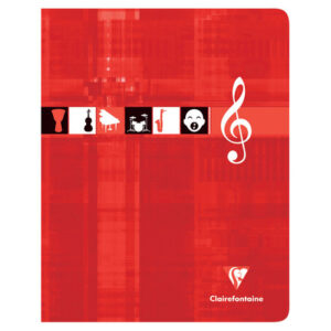 CLAIREFONTAINE METRIC CAHIER MUSIQUE ET CHANT 17X22