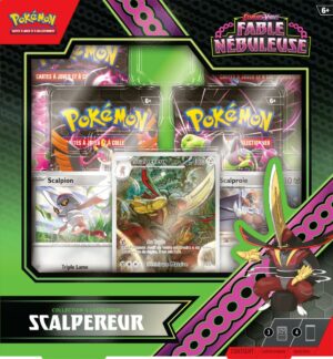 POKEMON COFFRET EV6.5 FABLE NEBULEUSE SCALPEREUR EN ATTENTE RECEPTION