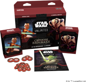 STAR WARS UNLIMITED DECK DE DEMARRAGE CREPUSCULE DE LA REPUBLIQUE