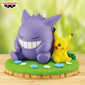 BANPRESTO POKÉMON FIGURINE PIKACHU ET ECTOPLASMA