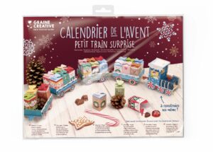 GRAINE CREATIVE CALENDRIER DE L AVENT PETIT TRAIN SURPRISE