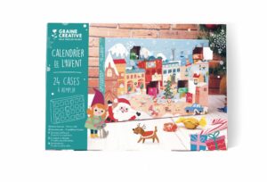 GRAINE CREATIVE CALENDRIER DE L AVENT 24 CASES A REMPLIR