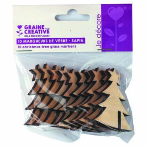 GRAINE CREATIVE SET MARQUEURS DE VERRE SAPIN