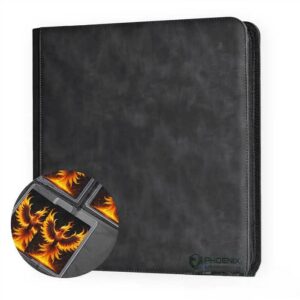 PHOENIX SHIELD ALBUM DELUXE ZIP TOPLOADER 12 CASES