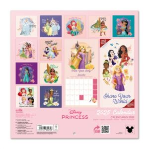 DISNEY PRINCESSES CALENDRIER 2025 - Image 2