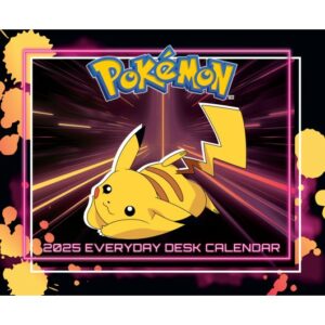 POKEMON CALENDRIER 2025 JOURNALIER DE BUREAU