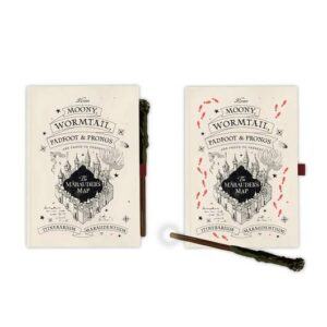 HARRY POTTER CARNET PREMIUM AVEC STYLO BAGUETTE