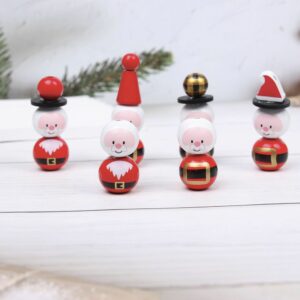 GRAINE CREATIVE SUSPENSIONS PERLES EN BOIS PERE NOEL - Image 2