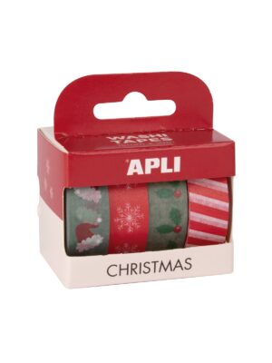 APLI RUBAN WASH TAPE CHRISTMAS