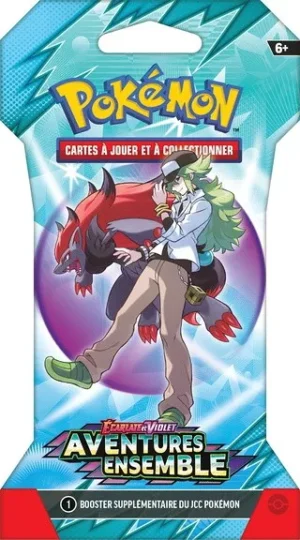 POKEMON BOOSTER BLISTER EV09 AVENTURE ENSEMBLE ARTSET EN ATTENTE – Image 4
