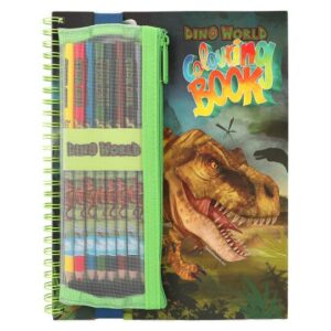 DINO WORLD ALBUM A COLORIER AVEC CRAYONS