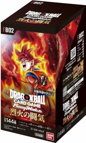 BANDAI DRAGON BALL SUPER DISPLAY FUSION WORLD FB02 JAPONAIS SUR COMMANDE