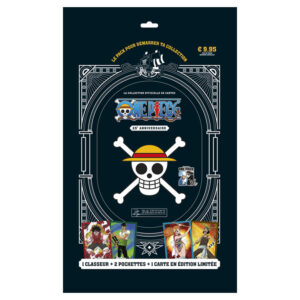 PANINI ONE PIECE TC 25° ANNIVERSAIRE STARTER PACK CLASSEUR 2 POCHETTES + 1 CARTES EXCLUSIVE PRE COMMANDE