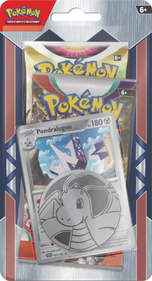 POKEMON PACK 2 BOOSTERS PONDRALUGON PRE COMMANDE