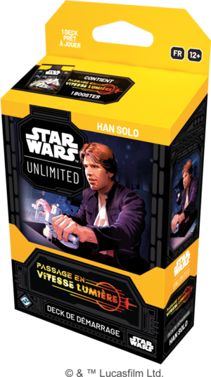 STAR WARS UNLIMITED PASSAGE VITESSE LUMIERE HAN SOLO PRE COMMANDE EN ATTENTE