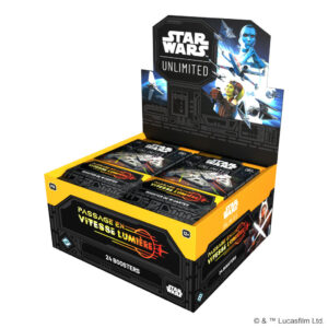 STAR WARS UNLIMITED PASSAGE VITESSE LUMIERE DISPLAY BOOSTERS PRE COMMANDE EN ATTENTE