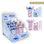 DISNEY STITCH ET ANGEL SET PAPETERIE AVEC TROUSSE 3D