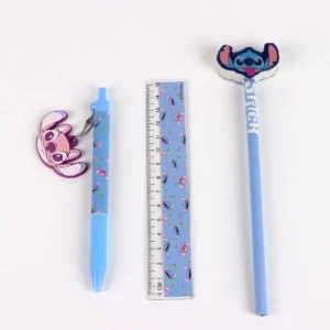 DISNEY STITCH  SET PAPETERIE POT A CRAYONS AVEC 3 ACCESSOIRES – Image 3