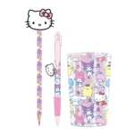 HELLO KITTY SET PAPETERIE POT A CRAYON