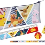 POKEMON SET PAPETERIE TROUSSE AVEC 5 ACCESSOIRES EN ATTENTE