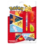 POKEMON SET PAPETERIE BLOC NOTES AVEC 5 ACCESSOIRES EN ATTENTE