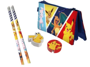 POKEMON SET PAPETERIE TROUSSE AVEC 5 ACCESSOIRES EN ATTENTE – Image 2