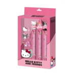 HELLO KITTY FRIENDS SET PAPETERIE CRAYONS ET GOMMES EN ATTENTE DE RECEPTION